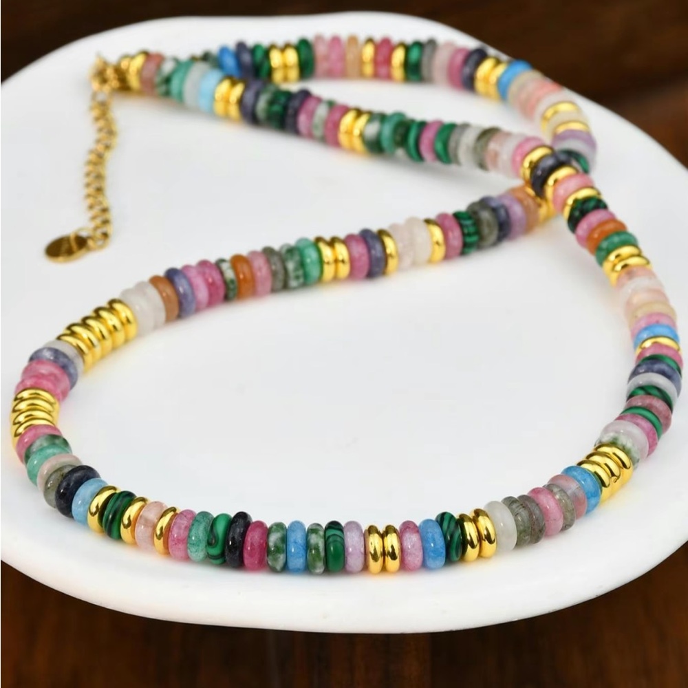 Handmade Colorful Beaded‎ Necklace – Vibrant Jewelry for Every Occasion